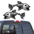 thumbnail image 3 of Skeleton Fish Bones Sticker Car Window Vinyl Sticker Cool Syle Self-adhesive, 3 of 4
