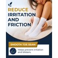 thumbnail image 3 of Pembrook Unisex Non-Binding Diabetic Ankle Socks, Bright Colors, Large, 6 Pairs, 3 of 7