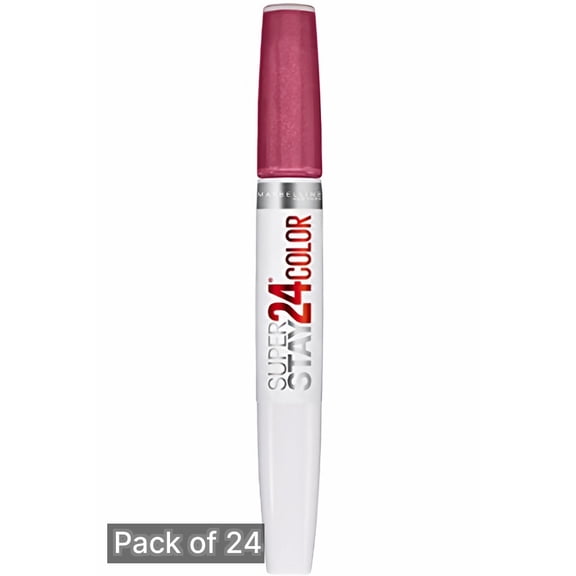 Maybelline Super Stay 2-step Liquid Lipstick, Timeless Rose (Pack of 24)