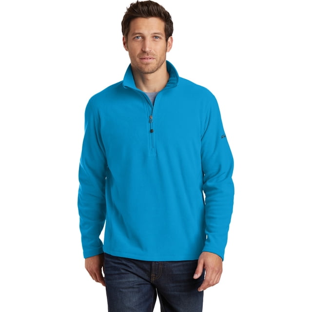 Eddie Bauer 1/2Zip Microfleece Jacket (EB226) Peak Blue, M eddie bauer 1016663