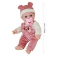 thumbnail image 3 of Danhjin Baby Doll Accessories, Vinyl Doll Simulation Doohickey Toys with 12 In Long Sleeve Cool Baby Dress Up Fashion, Gifts for Boys and Toddler Toys for Pretend Play, Christmas Gifts, 3 of 6