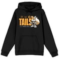 thumbnail image 5 of DC x Sega Tails Bionic Fox Cyborg x Tails Men's Black Graphic Hoodie-4XL, 5 of 7