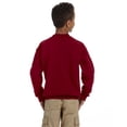 thumbnail image 2 of The Gildan Youth Heavy Blend 8 oz, 50/50 Fleece Crew - GARNET - XL, 2 of 4