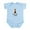 Sky Blue, variant on CafePress - Como Se Llama Body Suit - Baby Light Bodysuit, Size Newborn - 24 Months