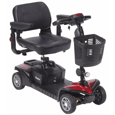 Drive Scout 4 DST - 4 Wheel Scooter with Full Dynamic Suspension, &  LONG Range 20AH