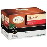 Twinings Breakfast Blend, Organic, K Cups, 12 CT (Pack of 6)
