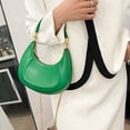 thumbnail image 2 of Bolso Mujer 2023 Ins Messenger Bag PU Cadena Cuero Tote Femenino (Verde), 2 of 9