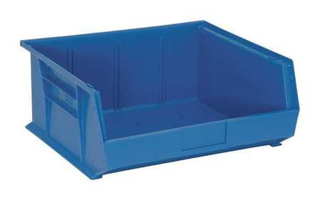 Click here to buy Quantum Storage Systems 75 lb Capacity, Hang and Stack Bin, Blue QUS250BL by Quantum Storage Systems.