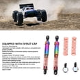 thumbnail image 4 of RC , RC Shock Damper 110mm Electroplated High Strength with Offset Cap for Upgrade, 4 of 7