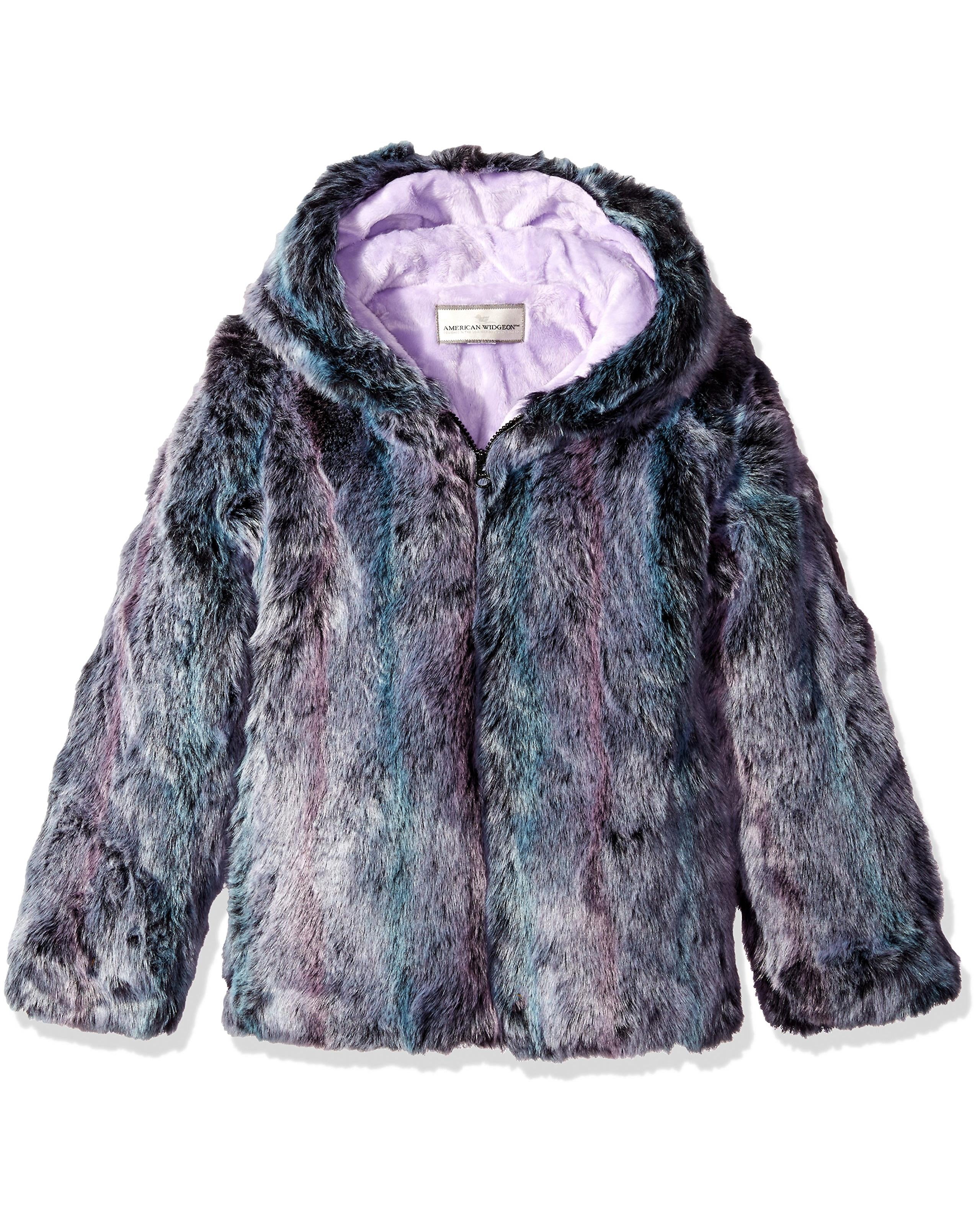 Widgeon American Girls Faux Fur High Collar Zip Front Vest Kids Size 4 