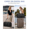 thumbnail image 2 of Bolsa de viaje Weekender Focdod con compartimento para zapatos, color negro, 2 of 8
