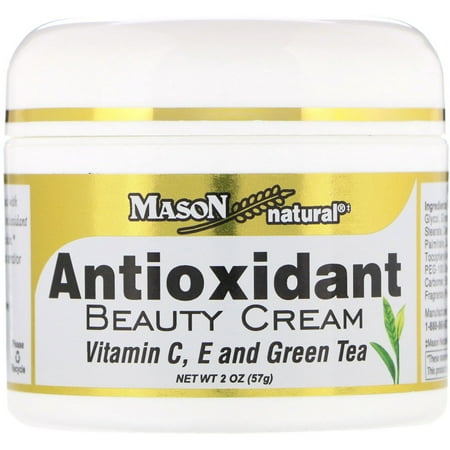 Mason Natural  Antioxidant Beauty Cream with Vitamin C  E  and Green Tea  2 oz  57