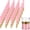 Pink, variant on 50 Pcs False Eyelash Cleaning Brushes and Foam Makeup Remover Applicators with Box, Soft Bristles Dual-Purpose Beauty Tools for Daily Eyelash Care, Eye Makeup Removal, Facial Gentle Cleansing