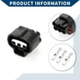 thumbnail image 5 of Unique Bargains 3 Pin Intake Air Pressure Sensor Connector Plug Waterproof Female Wire Terminal Connector for Toyota, 5 of 6