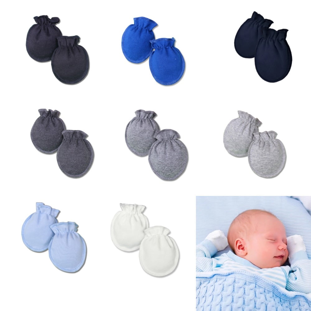 16 Pcs Baby Preemie Mittens Newborn Mittens No Scratch Cotton Premature Gloves for Nicu Boys Girls Gifts