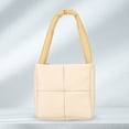 thumbnail image 1 of Bolso de mano de plumón para mujer, Bolso de axila de moda informal, Bolso de compras de almohada ligero, 1 of 8