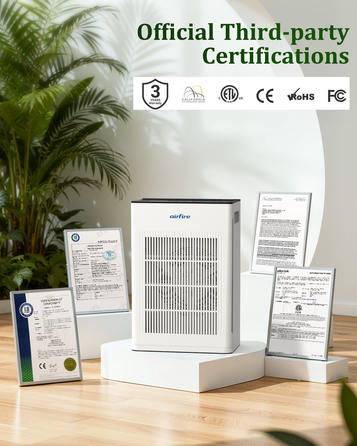 AIRFIRE Air Purifier for Pets Large Room Up to 1475 Sq.Ft, HEPA H14 Filter for Pet Hair Dander Odor, Quiet Sleep Mode 22dB, Air Cleaner for Home Bedroom Pet Area, AP309