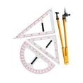 thumbnail image 3 of Abbracc Drawing Tool with Removable Handle Set for Blackboard Teachers Whiteboard Four Four piece set, 3 of 9