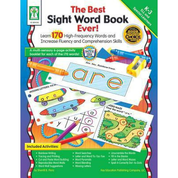 Pre-Owned The Best Sight Word Book Ever!, Grades K - 3 : Learn 170 High-Frequency Words and Increase Fluency and Comprehension Skills (Paperback)