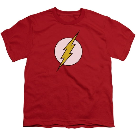 Dc Flash - Flash Logo - Youth Short Sleeve Shirt - X-Large