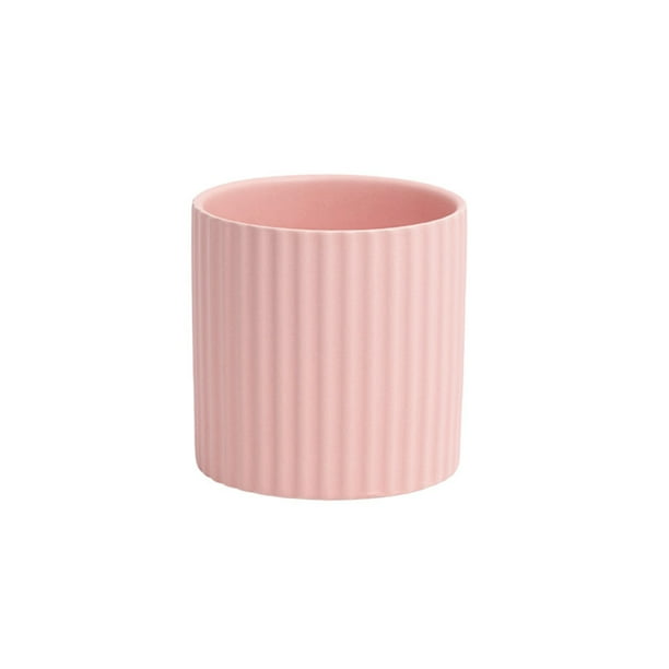 Macetas de Cerámica Bearachild, Maceta Suculenta Rosa 10*10cm