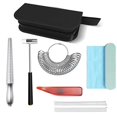 thumbnail image 2 of Ring Size Measuring Tool Set with Ring Mandrel Ring Gauge Jewelry Hammer, 2 of 3