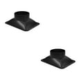 thumbnail image 6 of FRCOLOR 2pcs DIY Ventilation Interface for Range Hood Square Bottom Duct Connector Plastic Air Outlet Adaptor Easy to Install Air Duct Interface, 6 of 8