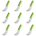 thumbnail image 1 of Cortador Sandía Inoxidable Con Antideslizante Divisor Frutas () Verde, 1 of 4