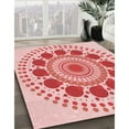 thumbnail image 2 of Ahgly Company Indoor Rectangle Patterned Pink Area Rugs, 2' x 5', 2 of 6