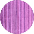 thumbnail image 1 of Ahgly Company Indoor Round Oriental Purple Modern Area Rugs, 4' Round, 1 of 4