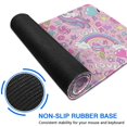 thumbnail image 6 of Long Mouse Pads for Desk,Pink Unicorns Flamingos Pattern Desk Mats on Top Of Desks, Desk Mouse Pad Extra Large with 3mm Non-Slip Base and Stitched Edge for Gaming,Office,Work,Home 31.5"x11.8", 6 of 6