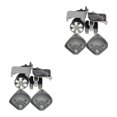 thumbnail image 1 of crativent Roulettes Pivotantes Robustes 2 Pcs pour Bagage et Valise avec Rouleau de Voyage à Roulement Fluide A78 Gris 5,3 cm 2 Ensembles, 1 of 6