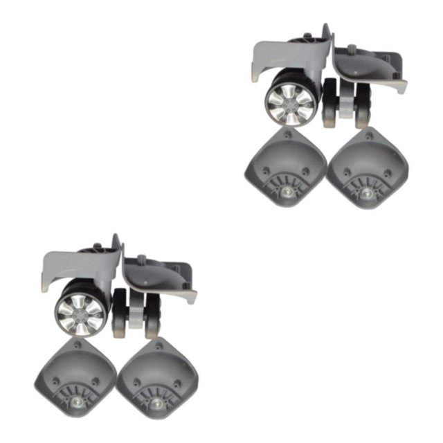 crativent Roulettes Pivotantes Robustes 2 Pcs pour Bagage et Valise avec Rouleau de Voyage à Roulement Fluide A78 Gris 5,3 cm 2 Ensembles