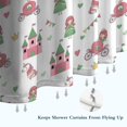 thumbnail image 6 of Green Dress Princess Castle Pattern Shower Curtain 36"x72" ,Bathroom Decorative Shower Curtains Set with 12 Hooks,Modern Waterproof Washable Shower Curtain, 6 of 6