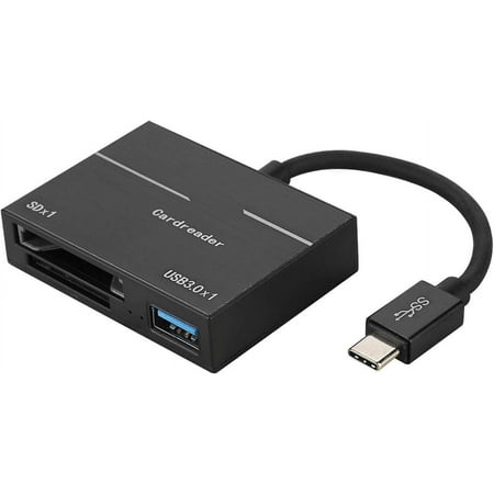 Image of Card Reader Usb C Sd Xqd Hi-speed To Usb 3.0 Converter Adapter Compatible With Windows/mac Os Systems