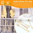 thumbnail image 5 of 20 Pcs Flower Pattern Silverware Set Stainless Steel Flatware Set Including Fork Spoon and Knife Vintage Cutlery Set Mirror Polished Utensil Set for Kitchen Dishwasher Safe Service for 4, 5 of 9