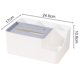 thumbnail image 2 of Caja de almacenamiento de escritorio para sala de estar, comedor, mesa de café, control remoto cosmético, 2 of 5