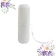 thumbnail image 4 of OULII 1Pcs Minimalist Nordic Style Beige Toothbrush Storage Box for Bathroom, 4 of 6