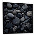 thumbnail image 2 of Designart "Dark Minimalist Stone View" Stone Geode Floater Framed Canvas Prints, 2 of 5