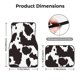 thumbnail image 5 of Fotbe Cow Skin 2 Juego de 4 Tapetes para Auto con Estampado – Alfombrillas de Goma Reforzada, Diseño Antideslizante, Protección para Todo el Año – Vehículos, Autos, Camionetas y SUVs, 5 of 7