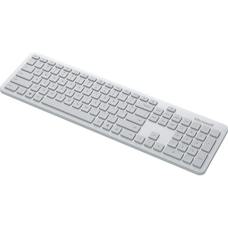 Microsoft - Full-size Wireless Bluetooth Mechanical Keyboard and Mouse Bundle - Glacier