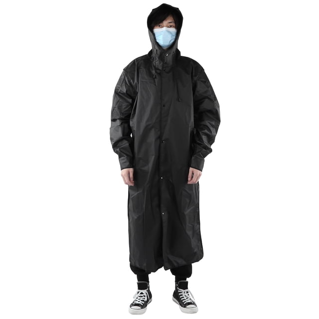 Chubasquero para acampar, chubasquero con capucha, impermeable portátil de EVA, impermeable, instalación sin esfuerzo