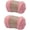 Blush Pink, variant on 2-Pack Bulky Super Chunky Chenille Yarn Arm Knitting Blanket Yarn  Jumbo Chenille Yarn DIY Mat Hat Scarf Yarn Per Skein 250g-8oz