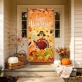 thumbnail image 5 of Thanksgiving Door Curtain Banner Front Door Decoration Hanging Cloth Polyester Fabric Indoor Outdoor Party Decor Prop for Festive Welcome, 5 of 6