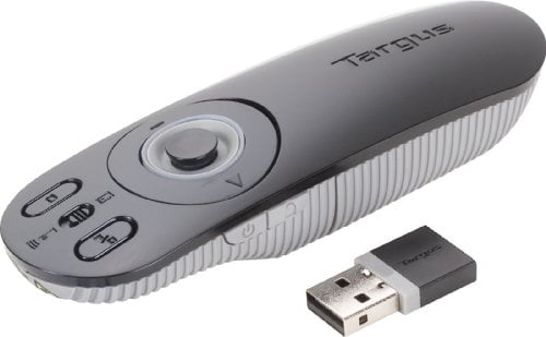 Targus Wireless USB Multimedia Presentation Remote Black with Grey AMP09US
