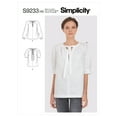 thumbnail image 4 of Simplicity Misses' Tops Sewing Pattern S9233 Size 6-8-10-12-14, 4 of 6