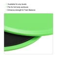 thumbnail image 4 of Uxcell Exercise Core Sliders, 175mm Dia. Glider Discs Dual Sided Usage for Full Body Workout, Green, 4 of 5