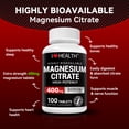 thumbnail image 2 of 3 Pack Magnesium Citrate 400 MG Constipation & Digestion Support Non-GMO Gluten-Free 300 Tablets, 2 of 6