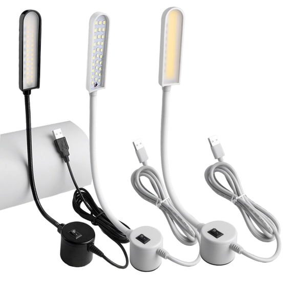 Magnetic USB LED Sewing Light - 30LED Flexible Gooseneck Work Lamp, Portable Craft & Office Desk Lamp, Durable Adjustable Lighting Tool, Perfect for Winter DIY Projects & Sewing Tasks, C