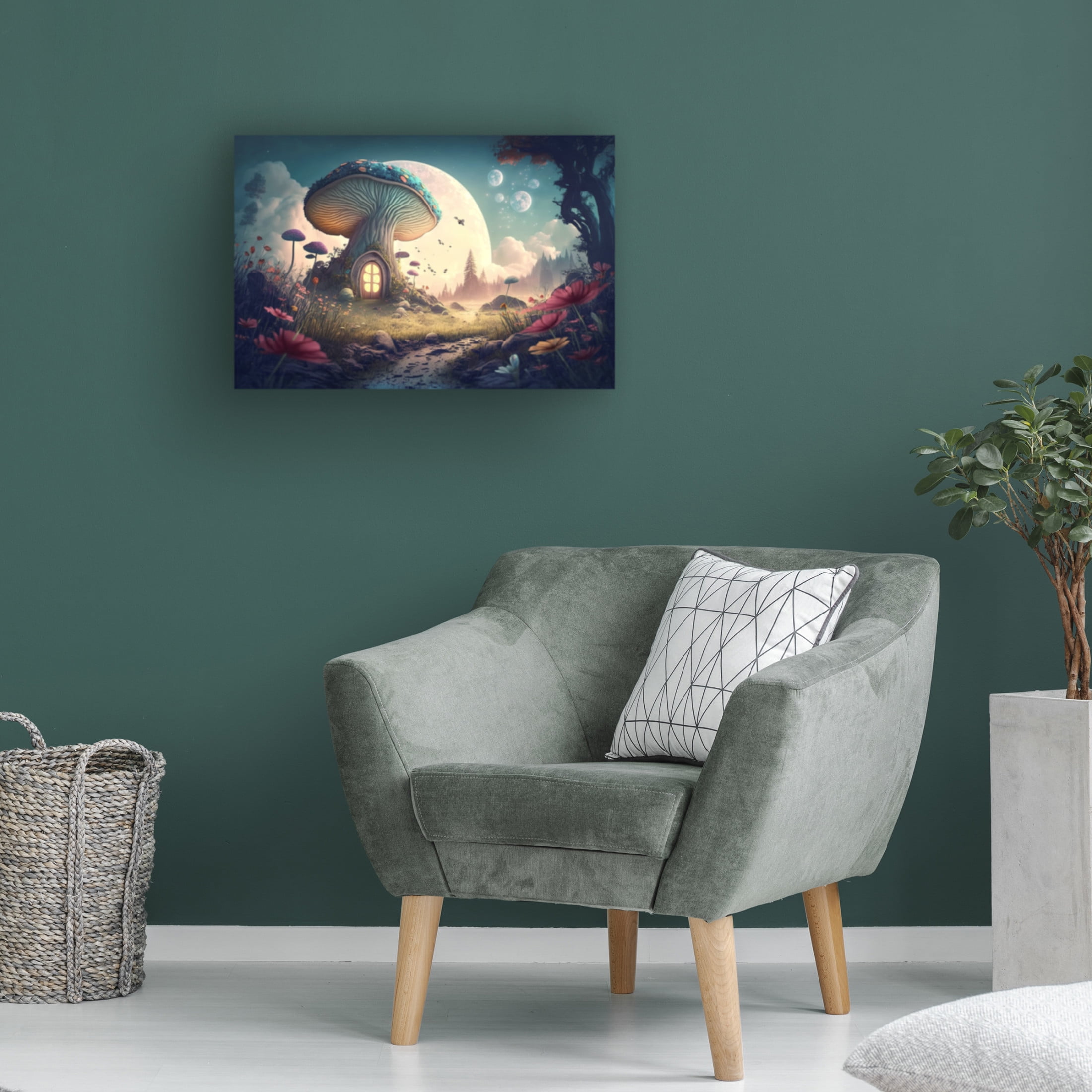 Canvas Wall Art - Ray Heere 'Fairytale Landscape 11' Wall Art for Living Room, Bedroom, or Office Décor by Trademark Fine Art - 24 x 16 Inches